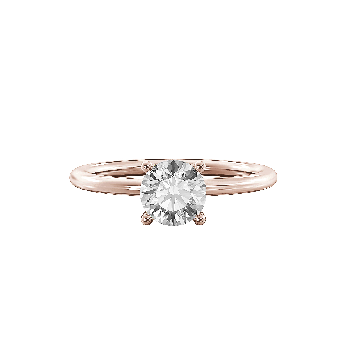 Polished 18k gold rings stacked together — light reflecting off the surface
